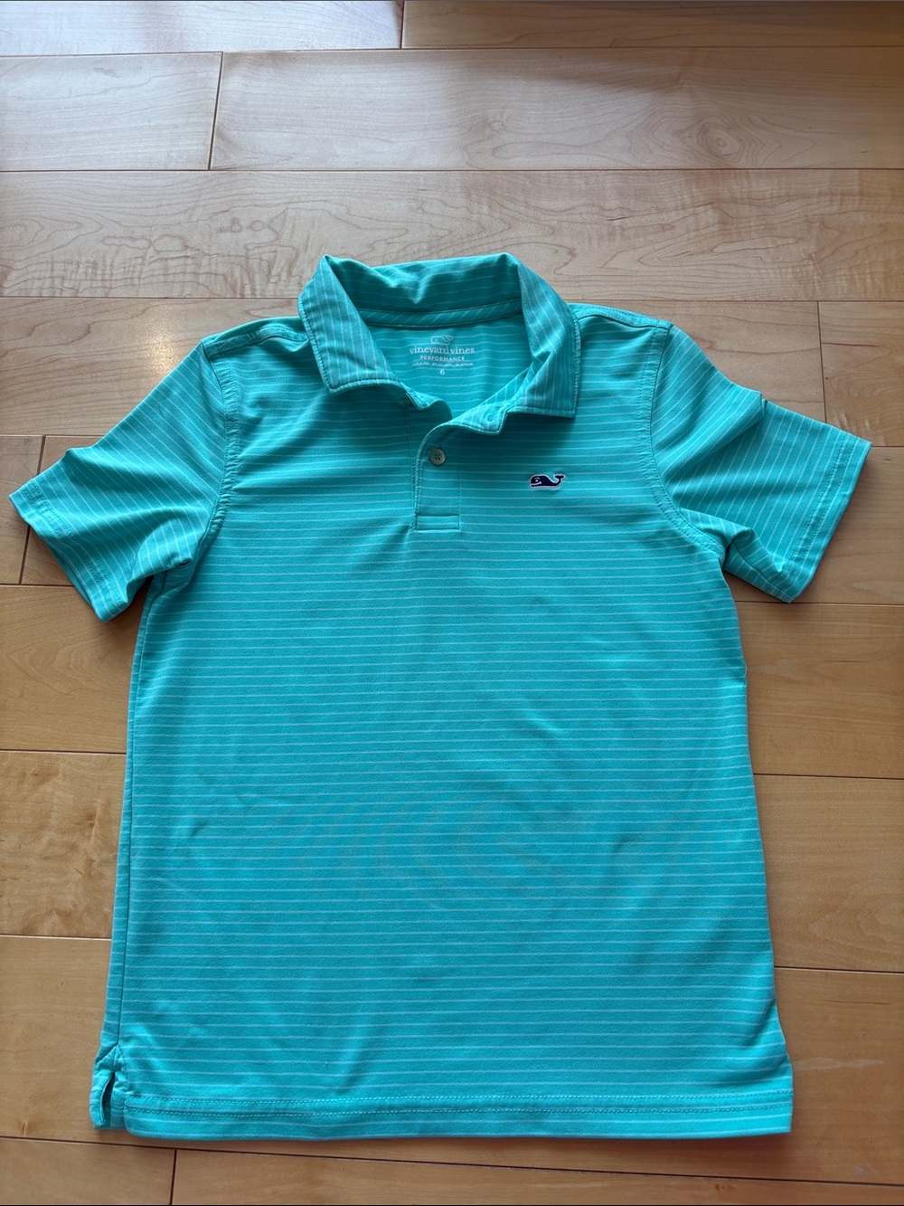 Vineyard Vines Mint Green Striped Polo